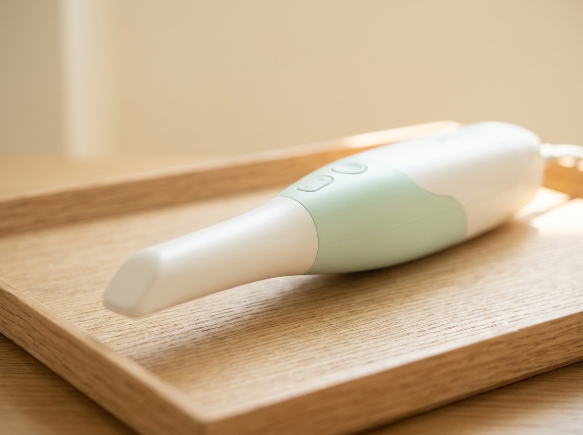 Our digital intraoral scanner — the reason there are no goopy molds